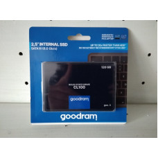 Жерсткий диск 2.5 SSD 120Gb Goodram CL100 Series, SSDPR-CL100-120-G3, TLC, SATA-III 6Gb/s, зап/чт. - 360/500мб/с