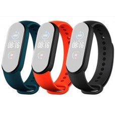 Набір ремінців для Mi Smart Band 5 (Black Orange Cyan)