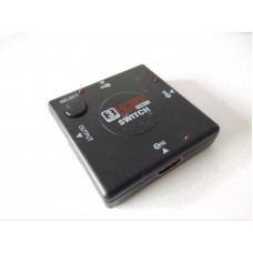 Перемикач сигналу HDMI switch 3/1 Mini, з кнопкою вибору