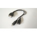 OTG-шнур, з додатковим живленням, 20 см