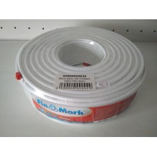 Кабель TV коаксіальний 75 Ом FinMark RG-6 white SM