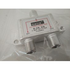 Сплітер SAT Split 2 way DATIX 5 - 2300МГц з проходом живлення Сплітер SAT Split 2 way DATIX 5 - 2300МГц з проходом живлення