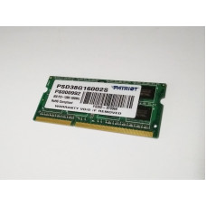 ОЗП до ноутбука Patriot 8gb pc3-12800 1600MHz 1.5V, CL11 (PSD38G16002S)