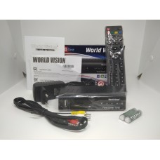 Ефірний цифровий комбінований приймач World Vision Foros Combo T2 / S2