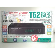 Цифровий ефірний і кабельний Т2 ресивер World Vision T62D3